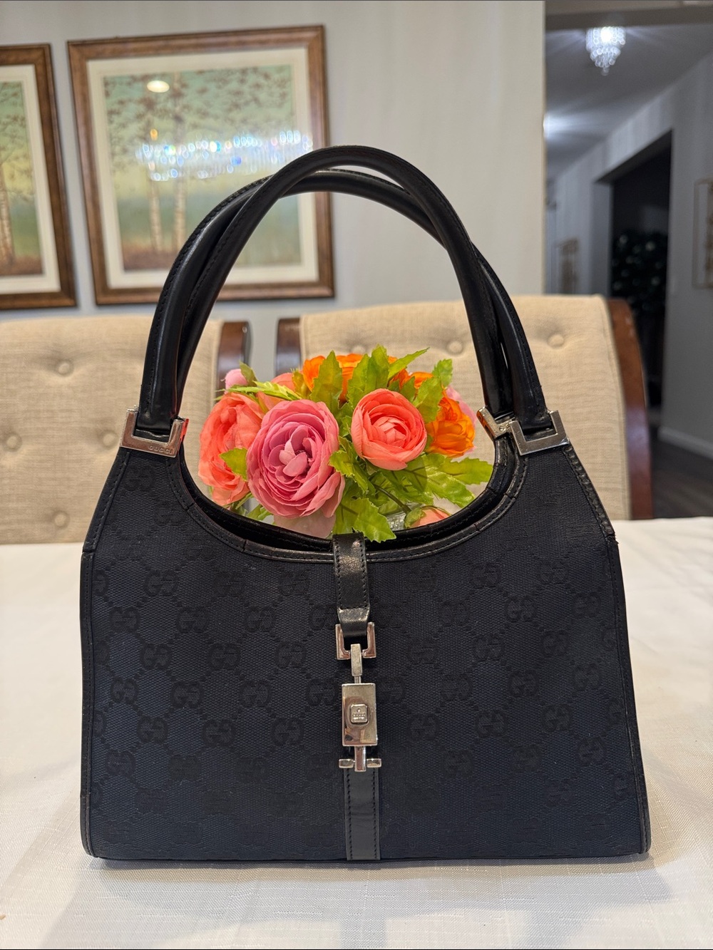 Authentic Gucci Jackie Bardot Shoulder Bag
